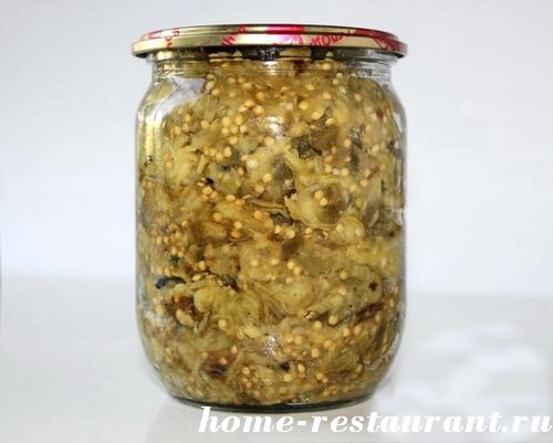 Баклажаны на зиму «Как с костра»