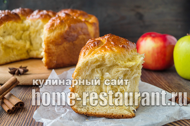 Дрожжевой пирог с яблоками: рецепт с фото 
