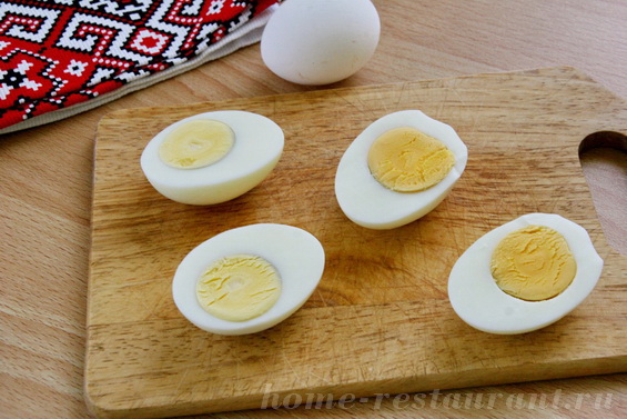 яйца с крабовыми палочками фото 2