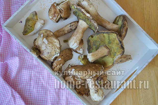 Как жарить белые грибы рецепт с фото пошагово _02