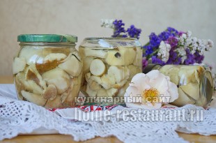 Маринованные белые грибы на зиму рецепт с фото_13