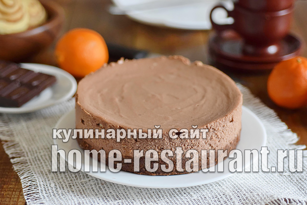 Шоколадный чизкейк рецепт с фото пошагово _08