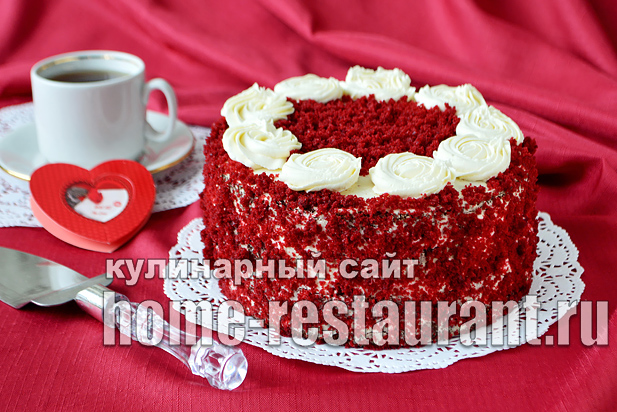 Торт Красный Бархат рецепт с фото пошагово_11