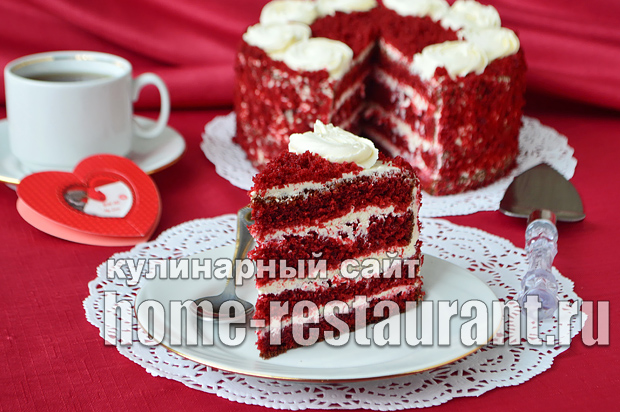 Торт Красный Бархат рецепт с фото пошагово_12
