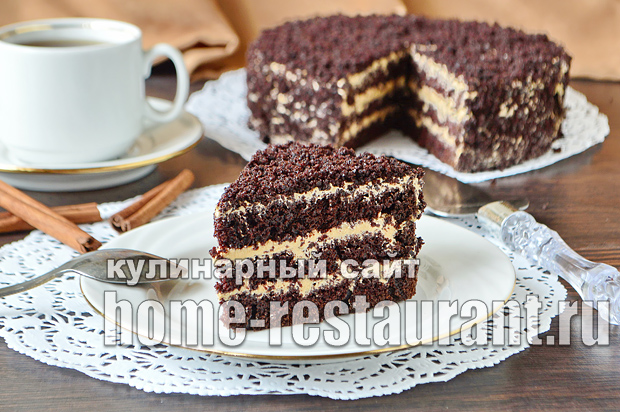 Шоколадный торт рецепт с фото пошагово _11