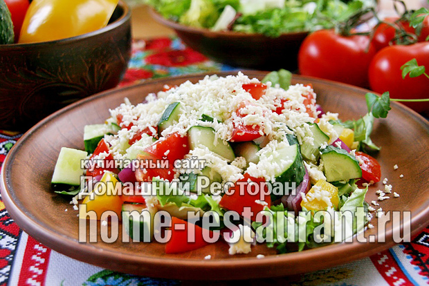 Шопский салат рецепт классический с фото_5