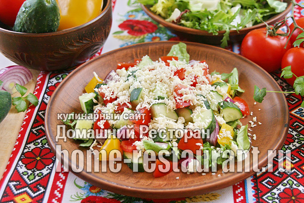 Шопский салат рецепт классический с фото_6