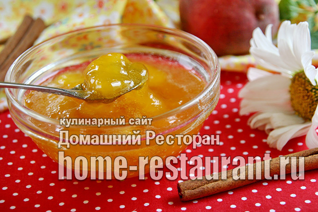 Варенье из персиков с корицей на сковороде фото_1