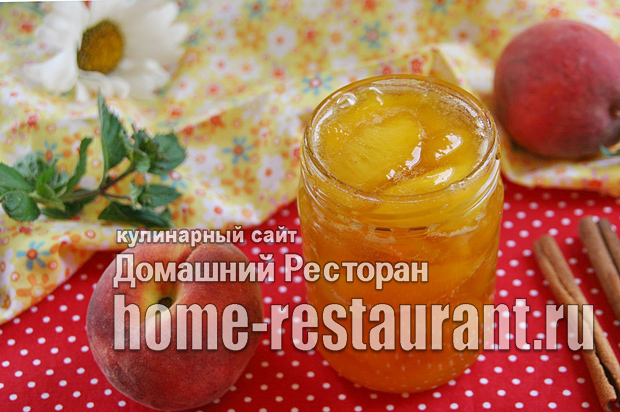 Варенье из персиков с корицей на сковороде фото_9